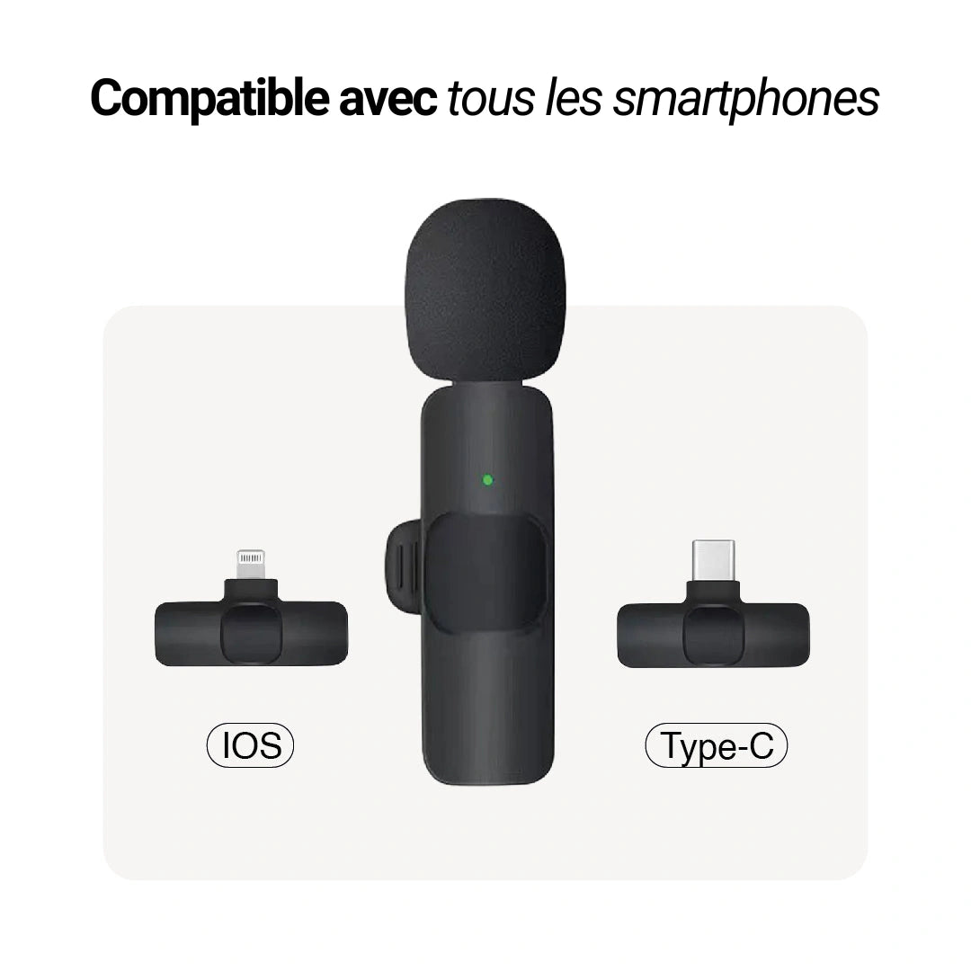 AeroMic® - Microphone sans fil à clip